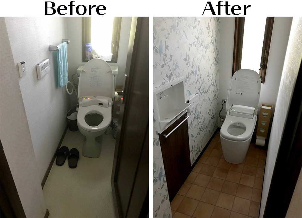 大阪府　Ｏ様邸　全改装　～トイレ～