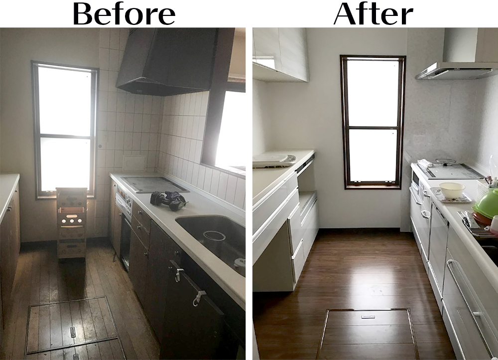 大阪府　Ｏ様邸　全改装　～キッチン・内部～