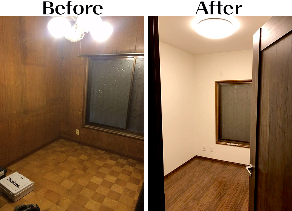 大阪府　Ｔ様邸　全改装　～和室3→洋室3～